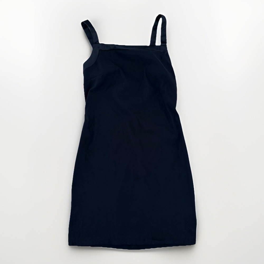 Y2K Rampage Dress Black Cocktail LBD Capsule Minimalist Vintage 90's Goth Slits